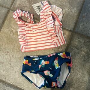 New with tags Ruffle Butts infant bikini